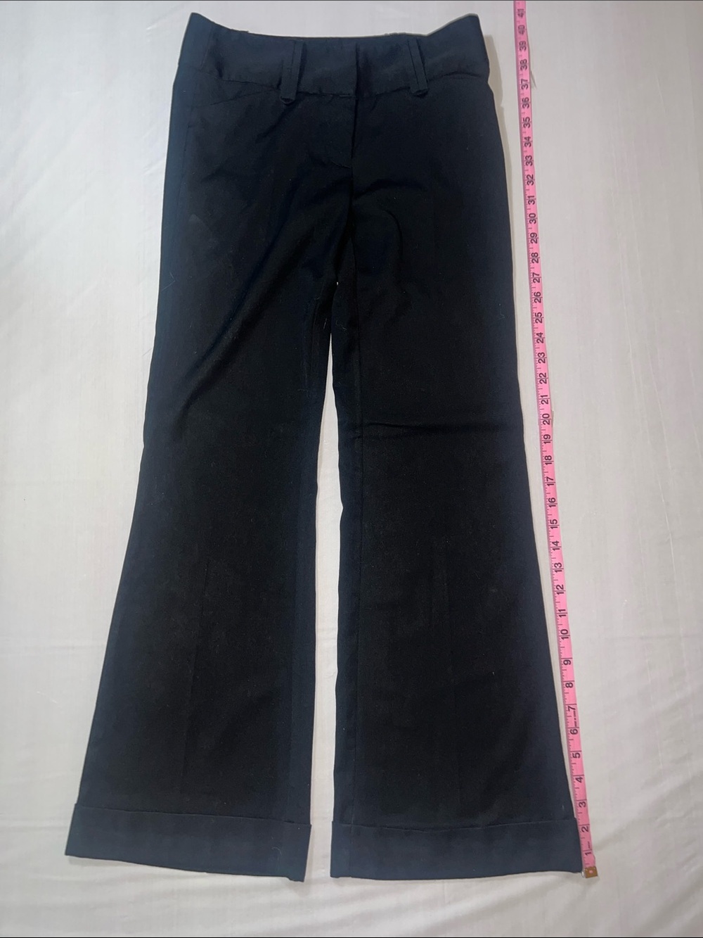 Star City Black Straight Leg Dress Trousers